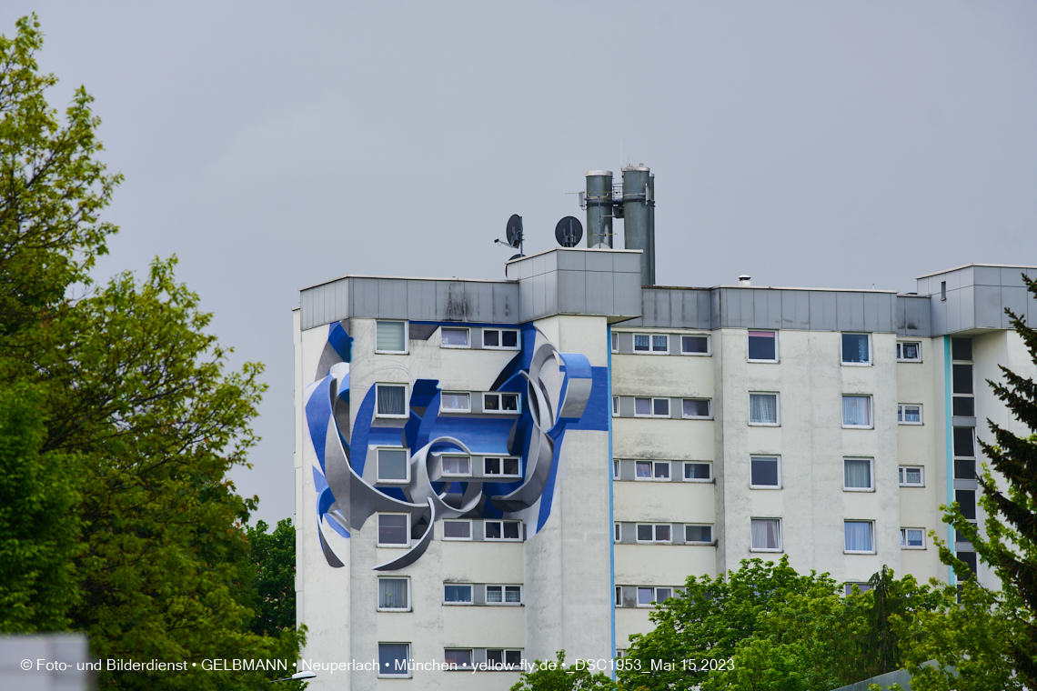 15.05.2023 - Graffitis vom italienischen Künstler Peeta in Neuperlach